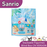 Sanrio Hangyodon Holiday Series Chibi Stack Toy Figurine Blind Box